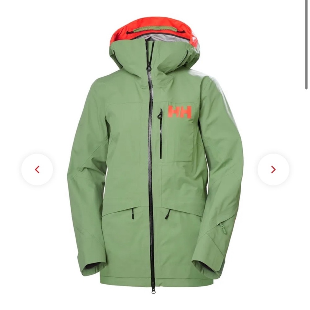Helly Hansen Women's Aurora Infinity Ski Jacket size Large color Jade